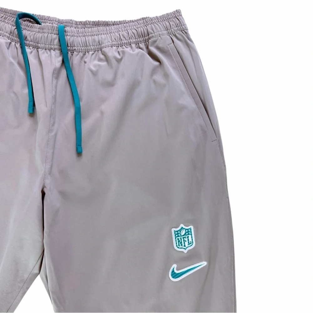 Miami Dolphins Nike Player Issued Travel Pants Ryan Crow NFL Sideline Grey 2XL